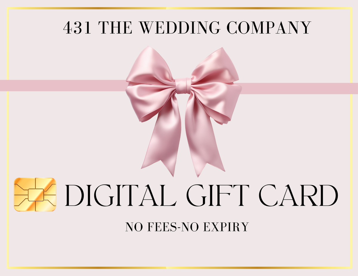 Digital gift card for canadian brides bridesmaids
