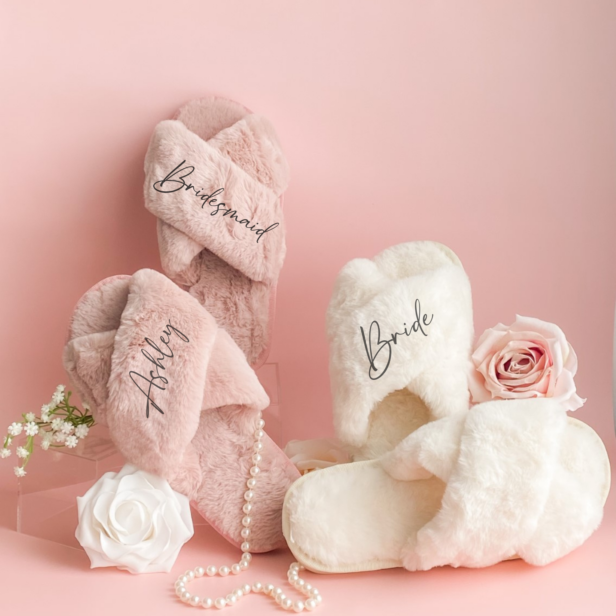 Bridal robes and slippers deals