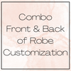 Combo- Front & Back Customization