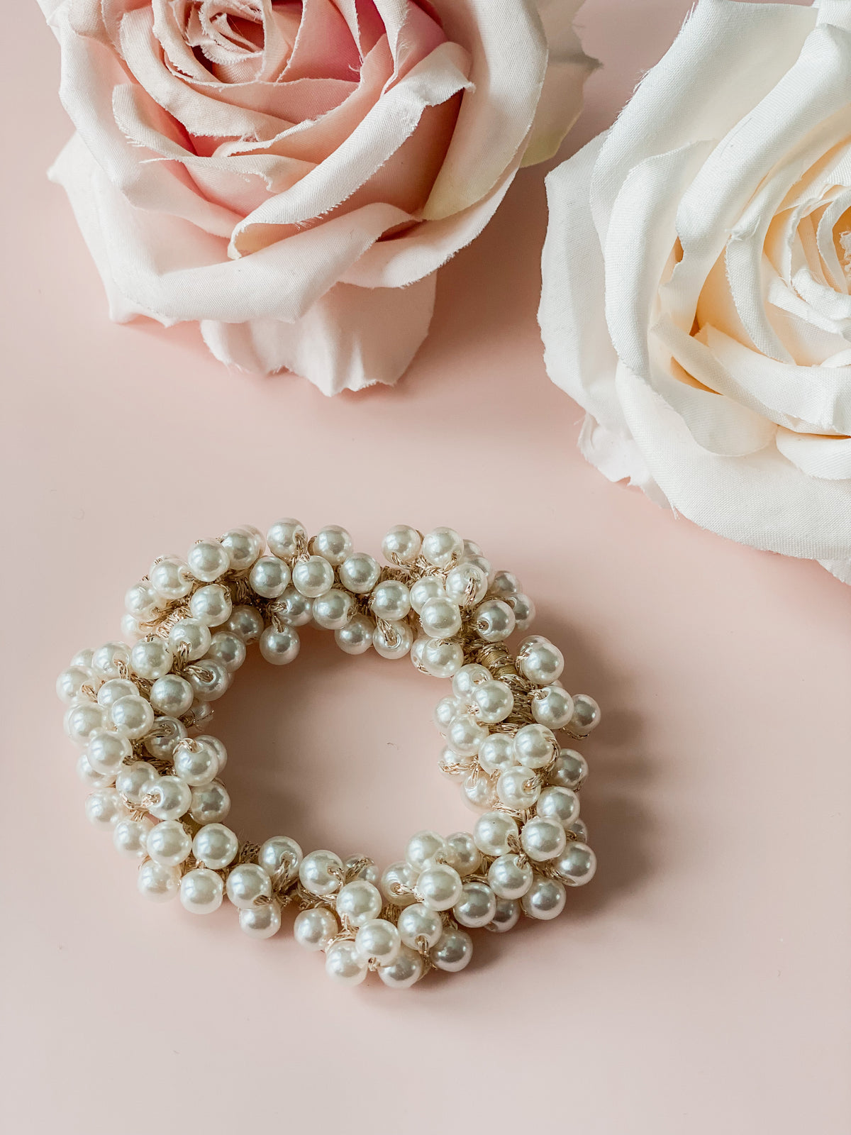 Pearl Hair Scrunchie