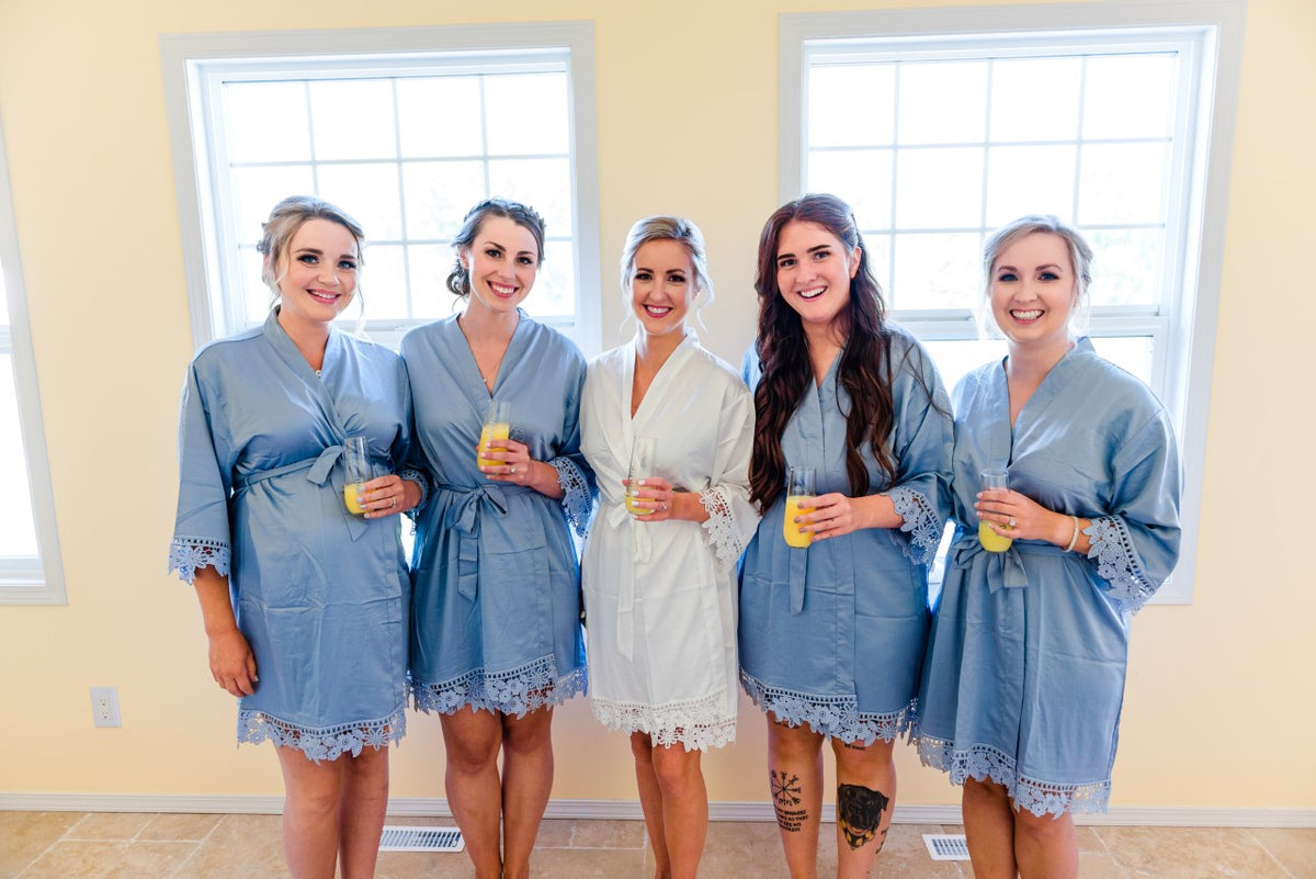 Aurora Satin Dusty Blue