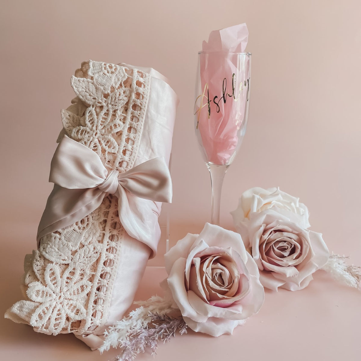 Robe &amp; Champagne Flute