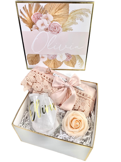 Bridal Party Gift Box- Stemless Glass